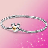 100th Anniv. 925 Sterling Silver Graffiti Bracelet, Original Charm Jewelry