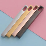 10Pcs 5*50mm Stainless Steel Stamping Bar Blank Pendant Charms DIY Jewelry
