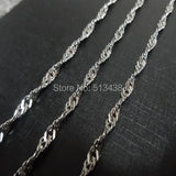 10m Stainless Steel Water Wave Twisted Chain DIY Jewelry Finding