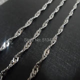 10m Stainless Steel Water Wave Twisted Chain DIY Jewelry Finding