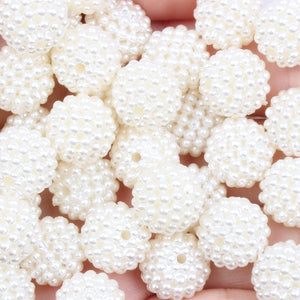 10mm 12mm 15mm Multicolor Bayberry Perforation Pearl Beads
