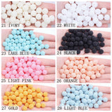 10mm 12mm 15mm Multicolor Bayberry Perforation Pearl Beads