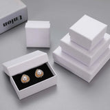 10pcs Jewelry Packaging Boxes 7x7x3cm Paper Case Necklace Bracelet Storage