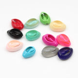 10pcs Shell Painted Beach Conch Cowry Spacer Beads For DIY Bracelet