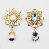 10pcs Rhinestone Acrylic Pendant DIY Clothing Decoration Jewelry Accessories