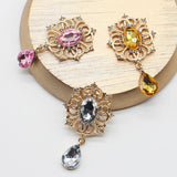 10pcs Rhinestone Acrylic Pendant DIY Clothing Decoration Jewelry Accessories