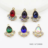 10pcs 20 * 16mm Crystal Water Drop DIY Pendant Diamond Accessories