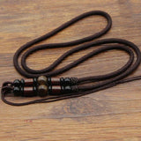 10pcs Agate Wood Beads Lanyard for Jade Pendant Multicolor Chain DIY