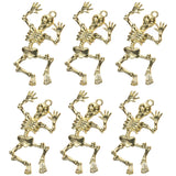 10pcs Skeleton Body Skull Charms Pendant for DIY Necklace Keychain