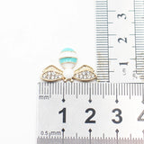 10pcs Mini Bee Rhinestone Box Clothing Jewelry Accessories