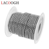 Stainless Steel Necklace Chains Box Square Link Chains for DIY Jewelry Makings