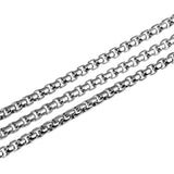 Stainless Steel Necklace Chains Box Square Link Chains for DIY Jewelry Makings