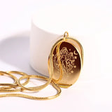 Zodiac Sign Horoscope Necklace 12 Constellations Lucky Pendant