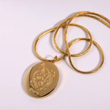 Zodiac Sign Horoscope Necklace 12 Constellations Lucky Pendant