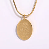 Zodiac Sign Horoscope Necklace 12 Constellations Lucky Pendant