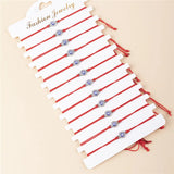12Pcs/set Eyes Rhinestone Charms Bracelet Set