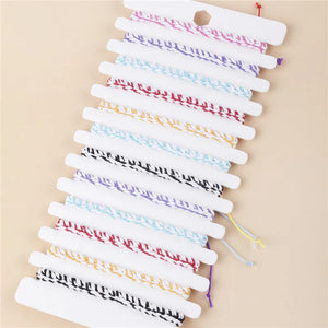 12Pcs/set Eyes Rhinestone Charms Bracelet Set