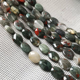 12pcs Natural Stone Beads Egg Shape Charm for DIY Jewelry Necklace