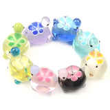 13/18mm Crystal Turtle Lampwork Glass Beads Spacer for Jewelry Making