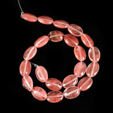 Cherry Quartz Beads Watermelon Crystal Glass Bracelet Necklace DIY 15inch