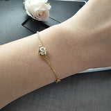15+4cm Pure Silver Bracelet by Plated Pretty Jewelry Girl Real 925 Jewellery