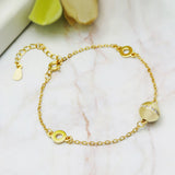 15+4cm Pure Silver Bracelet by Plated Pretty Jewelry Girl Real 925 Jewellery