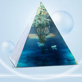 Large Pyramid Frame Set Triangle Silicone Mold Resin Craft Jewelry