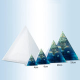 Transparent Large Pyramid Silicone Resin Mould Craft Jewelry Crystal Mold Box