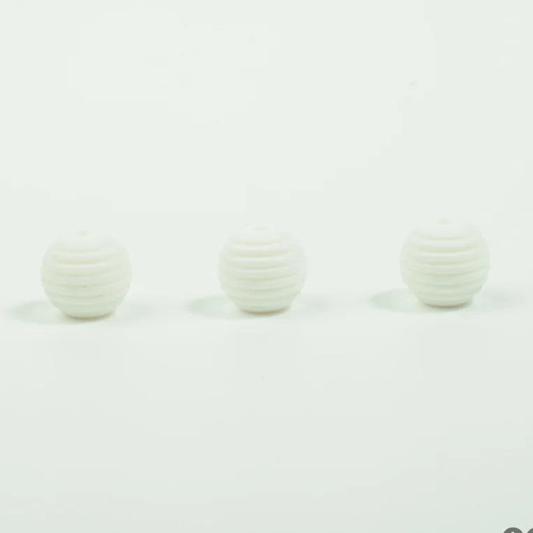 15MM 20pcs Colorful Silicone Baby Chew Beads DIY Toy Accessories
