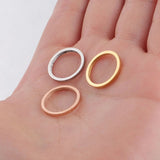 15mm Round Stainless Steel Circle Charm for DIY Necklace Making