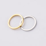 15mm Round Stainless Steel Circle Charm for DIY Necklace Making