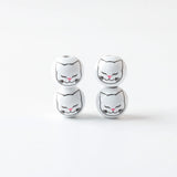 20Pcs 16mm Cat Printed Wooden Beads for DIY Crafts and Jewelry Making