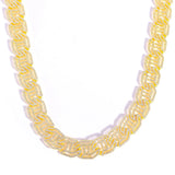 17mm Iced Out Cuban Link Chain Bracelet Full Rhinestones Hip Hop Jewelry