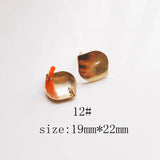 18k True+Copper Material: Earring DIY Kit 6 Pieces