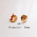 18k True+Copper Material: Earring DIY Kit 6 Pieces