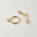 18k Copper-Clad OT Buckle for DIY Jewelry, Color-Preserving Finish