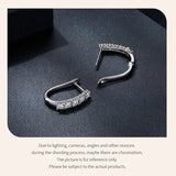 1CT Kramosan Stone Stud Women's Diamond Earrings S925 Silver Jewelry