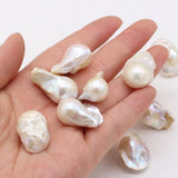 Freshwater Tail Pearl Beads No Hole Loose Beads for DIY Jewelry Making