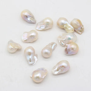 Freshwater Tail Pearl Beads No Hole Loose Beads for DIY Jewelry Making