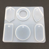 UV Pyramid Resin Liquid Silicone Molds for DIY Necklace Jewelry