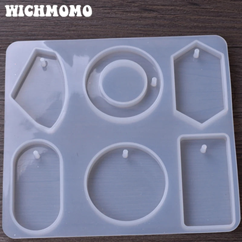 UV Pyramid Resin Liquid Silicone Molds for DIY Necklace Jewelry