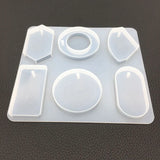 UV Pyramid Resin Liquid Silicone Molds for DIY Necklace Jewelry