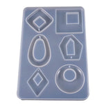 DIY Resin Liquid Silicone Mold for Earring Necklace Jewelry Making