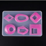 DIY Resin Liquid Silicone Mold for Earring Necklace Jewelry Making