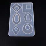 DIY Resin Liquid Silicone Mold for Earring Necklace Jewelry Making