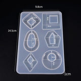 DIY Resin Liquid Silicone Mold for Earring Necklace Jewelry Making