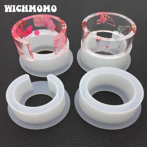 1PCS Transparent UV Resin Silicone Molds for Jewelry Making