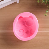 Cartoon Cat Charms Pendant Silicone Molds for Jewelry Making