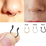 Medical Titanium Sexy Open Ear Clip Nasal Clip Nose Ring