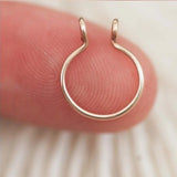 Medical Titanium Sexy Open Ear Clip Nasal Clip Nose Ring